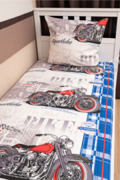 КПБ Спортбайк1 бязь 1, 5сп с 1 наволочкой