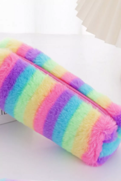 Пенал радуга плюшевый 60980