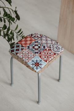 Подушка для мебели Сидушка на табурет квадратная