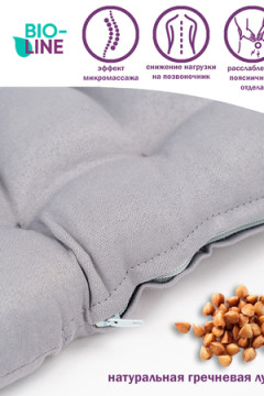 Подушка для мебели Bio-Line с гречневой лузгой PSG25