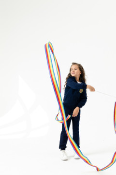 Детский костюм с брюками Россия Темно-синий