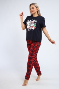 Пижама с брюками 664 Зайки