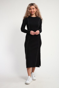 Платье кашкорсе со швом ПлЖ-01