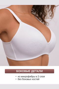 Бюстгальтер 1317007 OIRO без косточек Snowdrop