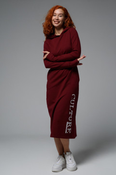 8520 Платье с капюшоном