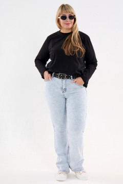 Лонгслив с отделкой