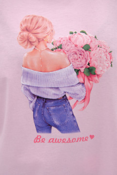 Пижама с брюками Букет