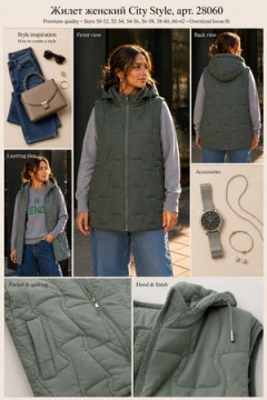 Жилет City Style, арт. 28060