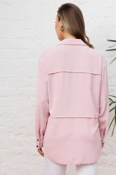 Рубашка классическая офисная с длинным рукавом 56001