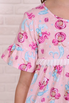 Платье Русалочка короткий рукав