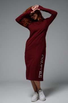 8520 Платье с капюшоном