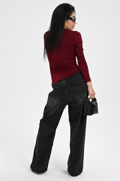 Лонгслив с драпировкой