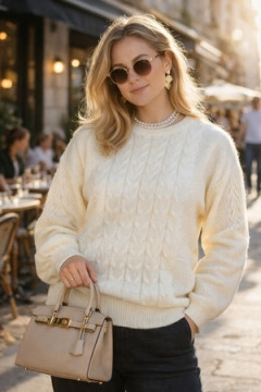 Теплая кофта Cable Knit арт. 2026