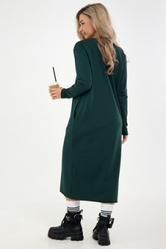 Платье футер-длинное