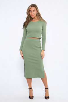 Костюм с юбкой 13292