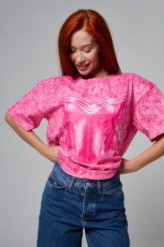 8594 футболка женская оверсайз