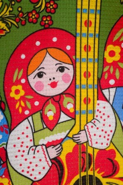Полотенце кухонное Матрешки