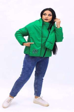 Куртка весна осень +дутый шарф-косынка 8193