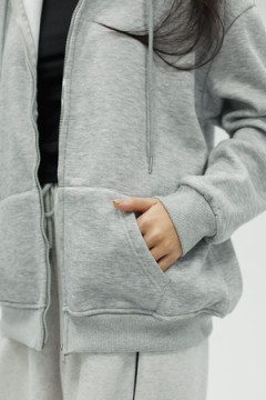 Худи на молнии с капюшоном