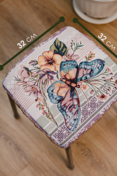 Подушка для мебели Сидушка на табурет квадратная