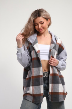 Рубашка толстовка на молнии женская РТЖКК-01