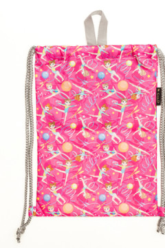 Мешок для обуви Гимнастки розовый фон