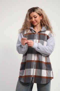 Рубашка толстовка на молнии женская РТЖКК-01