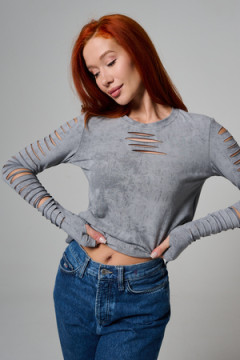 7476 Лонгслив женский