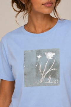 Футболка Нарядная Silver Bloom арт. 3092