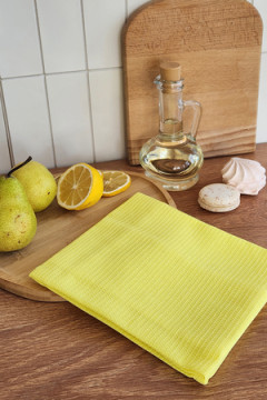 Полотенце вафельн. однотон.  60*45 150г/м2 пакет ТТ