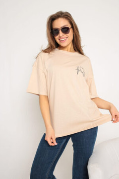 Футболка оверсайз с принтом