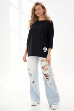 Лонгслив Футер life (к/р)