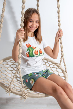 Пижама с шортами д/д Авокадо арт. ПД-009-015Н