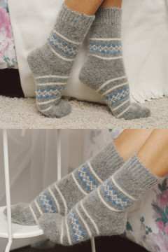 Носки шерстяные Метелица