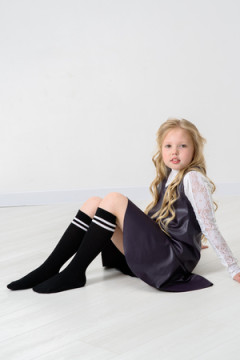 Детские гольфы Графика (2 полосы) (набор 2 пары)