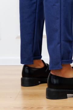 Брюки 344 джинсовые с карманами