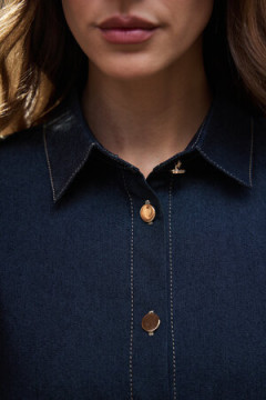 Рубашка джинсовая оверсайз