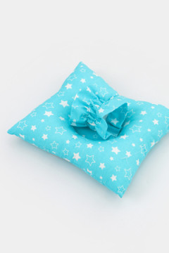 Подушка для кормления ребенка на манжете арт. ПКР/звездочка-бирюза
