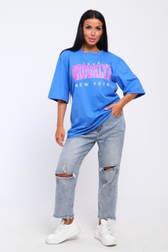 Футболка с надписью Brooklyn, плотность 190гр., Арт. 803