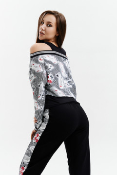 Костюм с брюками 67008 (тройка)