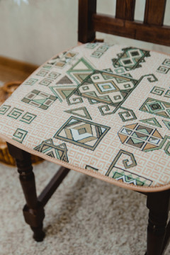 Подушка для мебели Сидушка на стул квадратная