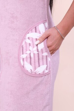 Халат 503 махровый Цветы