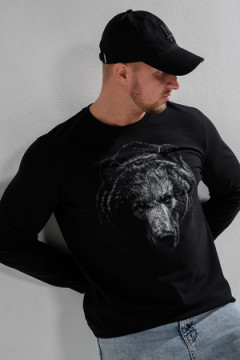 8514 Футболка с длинным рукавом мужская