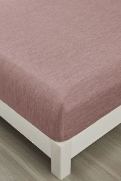 Простыня на резинке Страйп Меланж с высотой борта 25 см