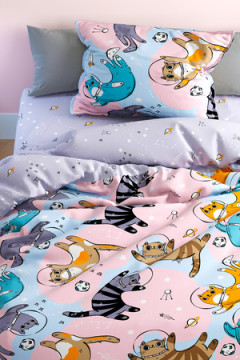 КПБ Павлайн FreeDom бязь Коты в Космосе, 1, 5 сп