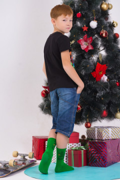 Детские носки высокие Санта Рок