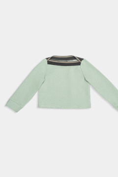 Костюм с юбкой Шарлотта оливковый