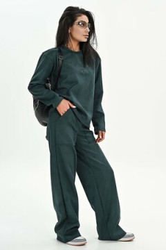 Брюки из мягкой эко замши