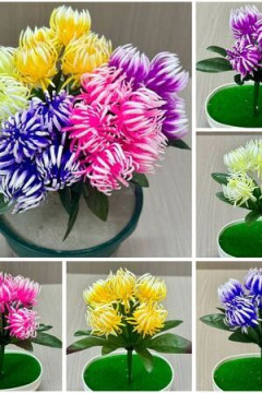 61286 Цветы искусственные 5шт