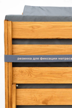 Матрас для шезлонга, лежака 60х190 сегментный SZO, Oxford 600D, поролон, пенополиуретан, непромокаемый Bio-Line